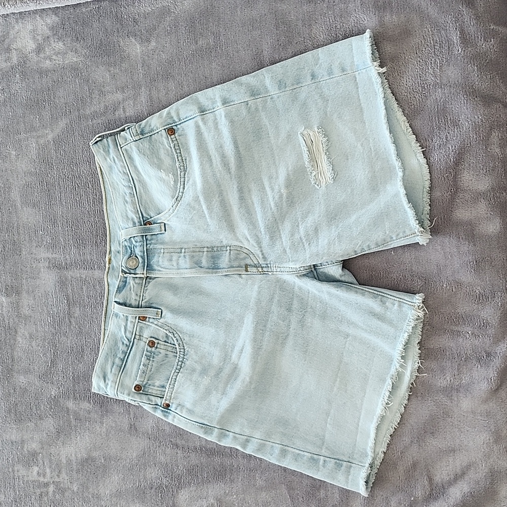 Levi's Mid Thigh Cutoff Jean Shorts
